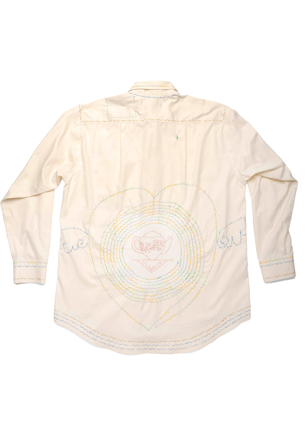 time flies button-up