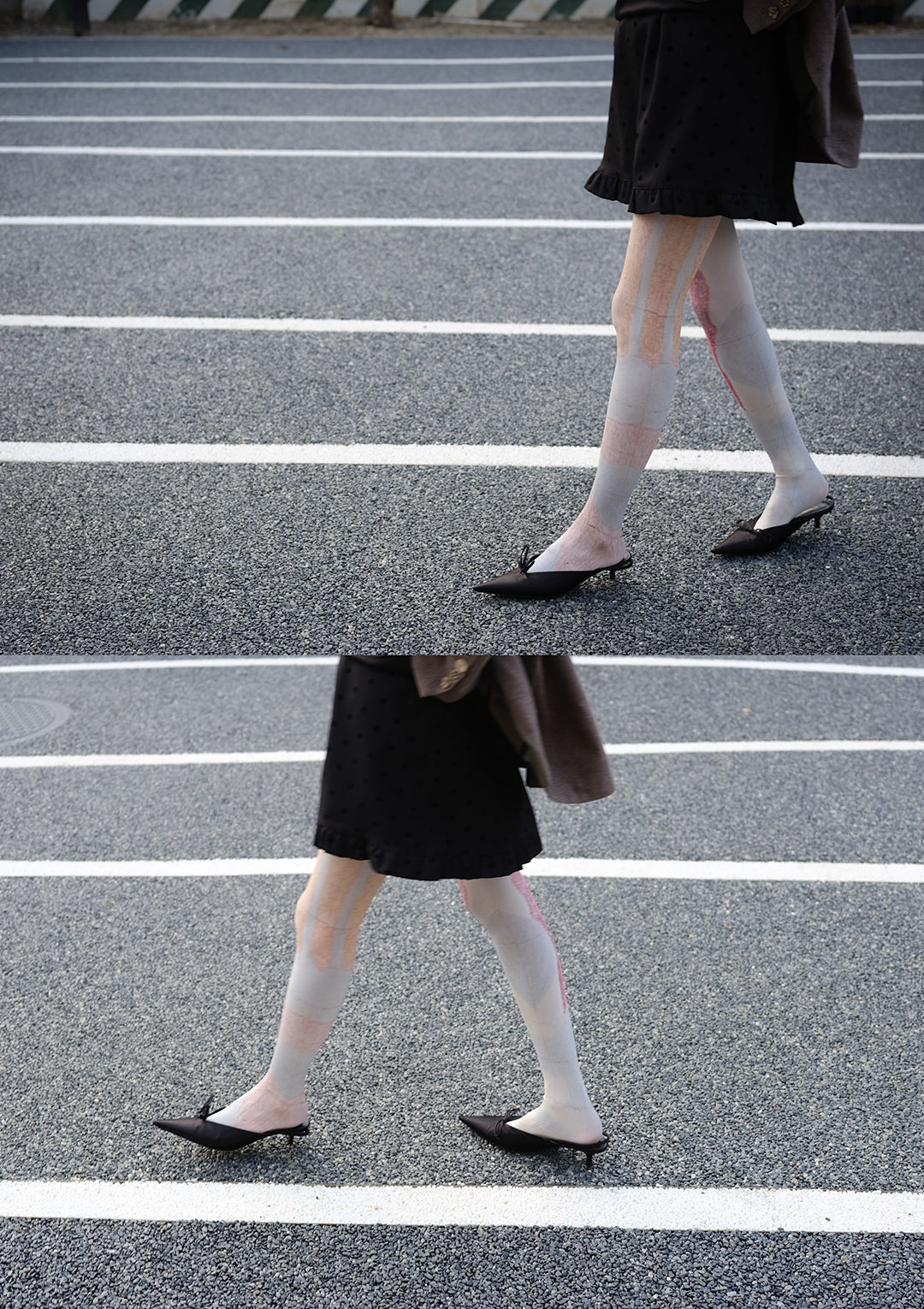 Printed Pattern Tights