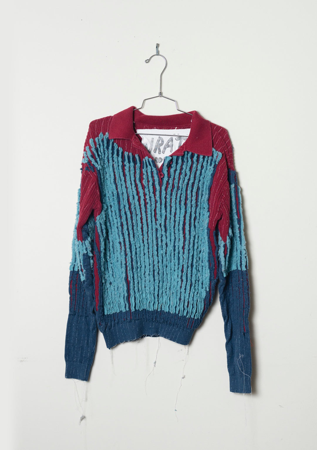 3S Henley Sweater (Brick, Dark Teal, Bright Teal)