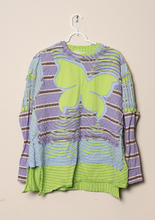 3T Big Butterfly (Lime, Sky, Purple Stripe)