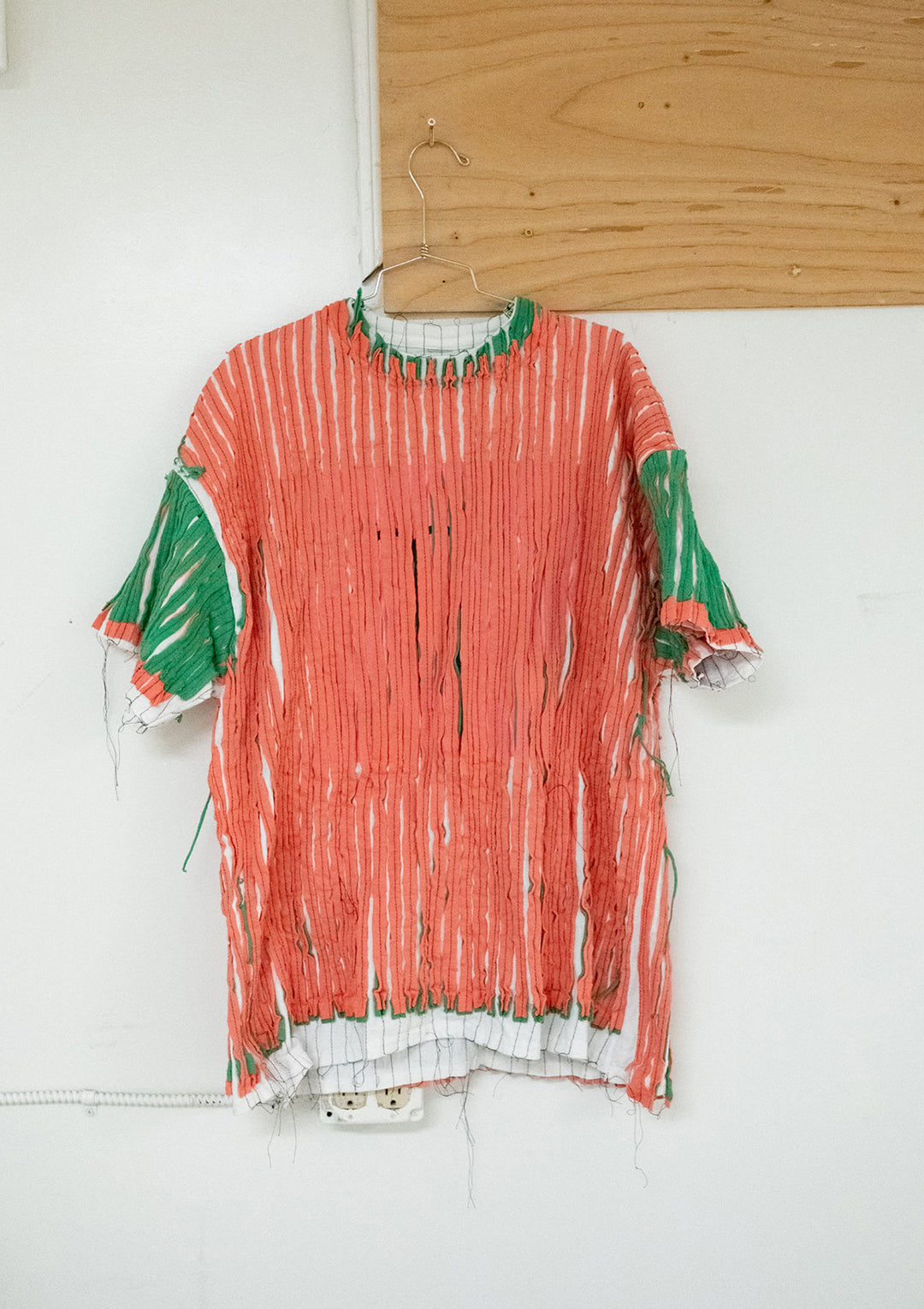 3T T-Shirt (White, Green, Salmon)