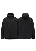 Plaid Hooded Shirt 格纹连帽衬衫 - Black