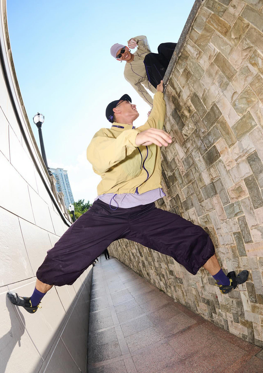Patchwork Sports Jacket 拼接运动夹克 - Ginger