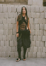 ORANGE PEEL PATCHWORK VEST
