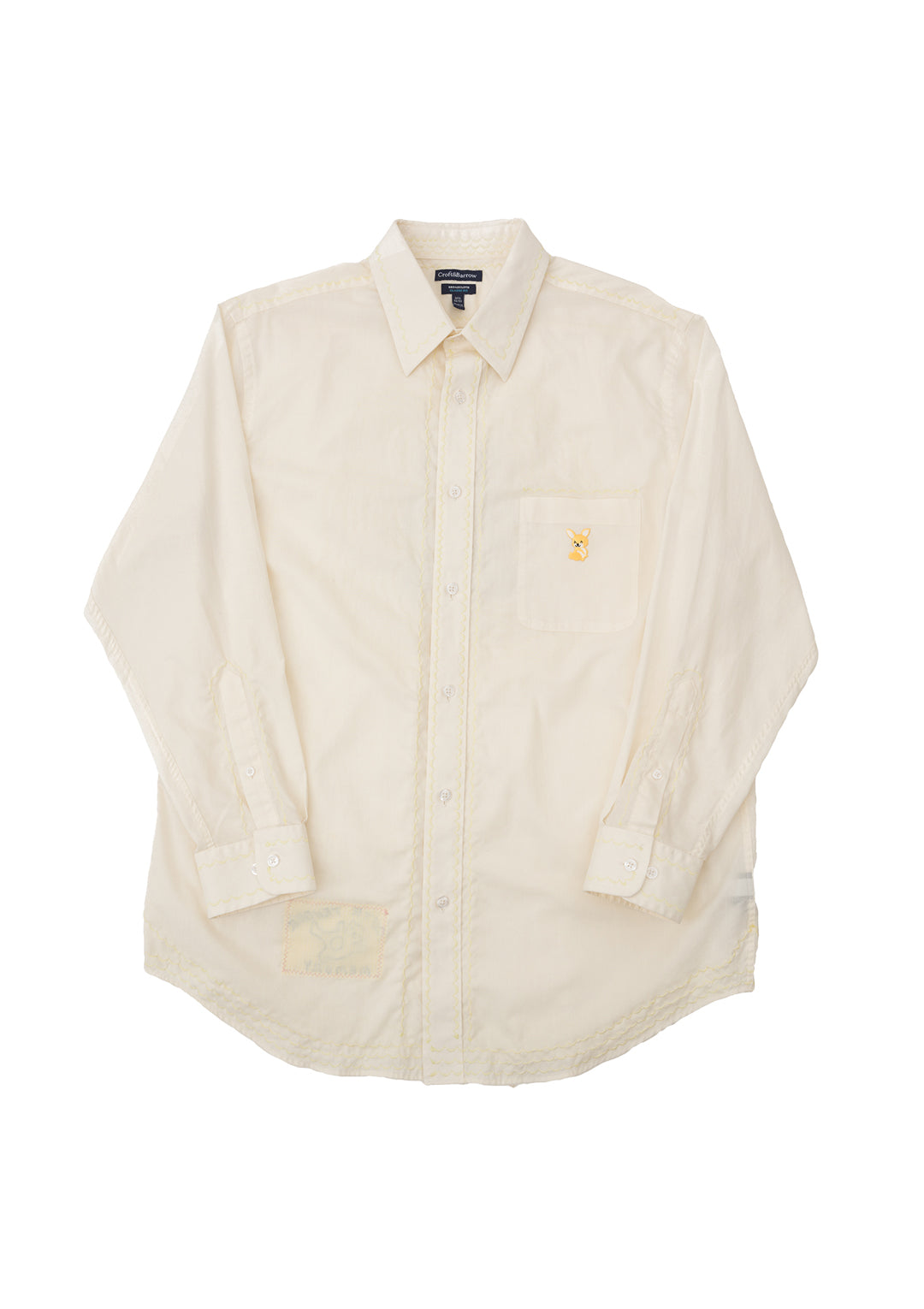 protected gummy button-up