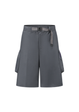 Suit Fabric Shorts 西装面料大口袋短裤