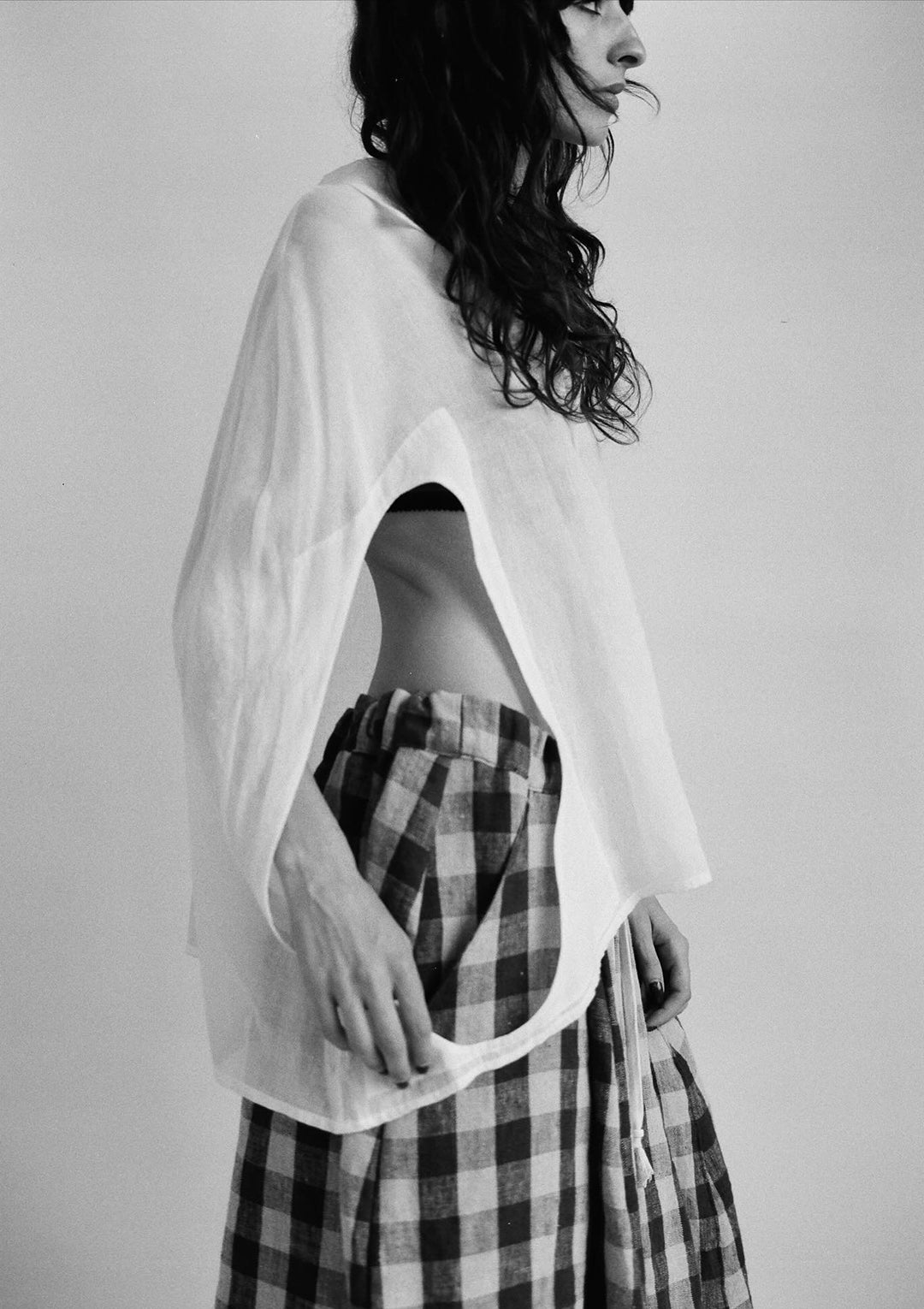 PONCHO DRESS SHIRT