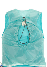 Versatile Drawstring Bag Dress - Baby Blue