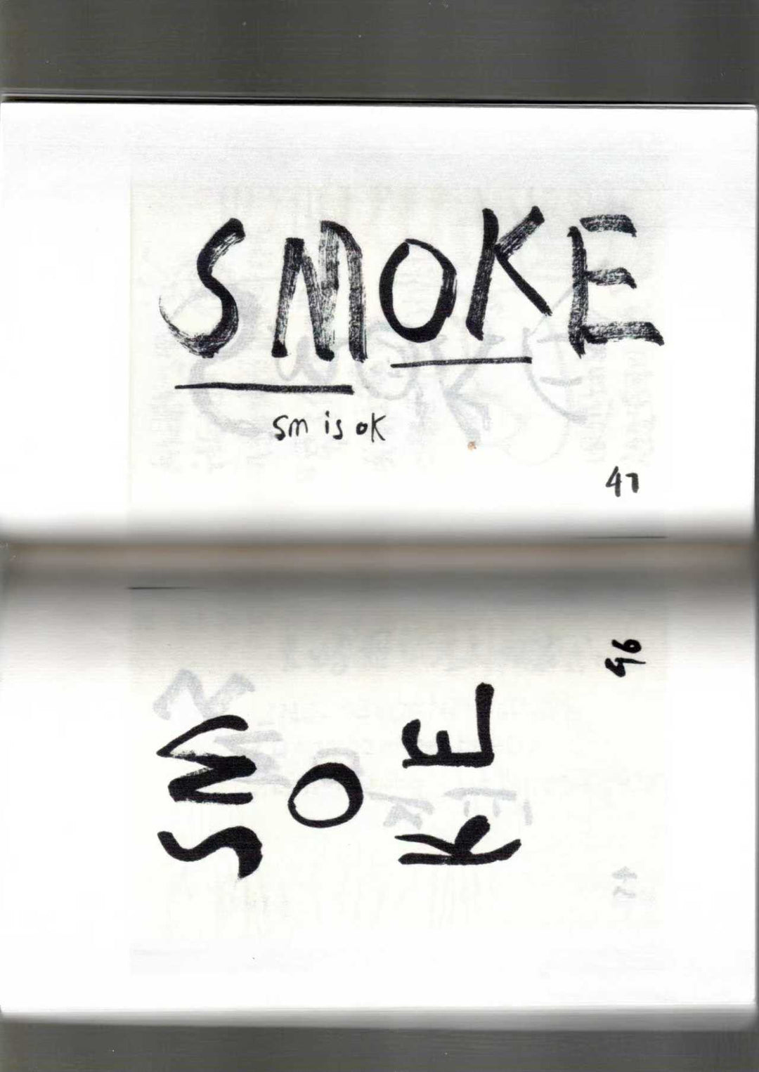 Smoke, a form of formlessness