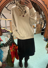 Button Double Layer Sweatshirt
