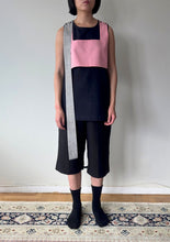 Sectional Vest - Black Pink Gray