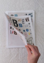 T-Shirt Alphabet Zine