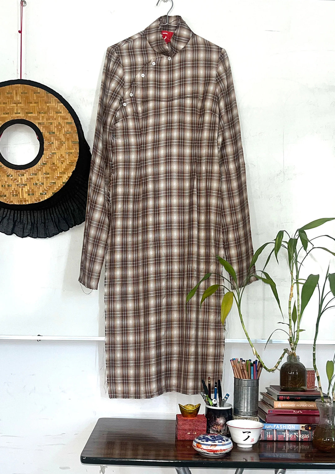 BJORK CHECK TOP
