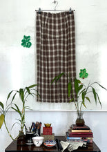 CHECK LONG SKIRT