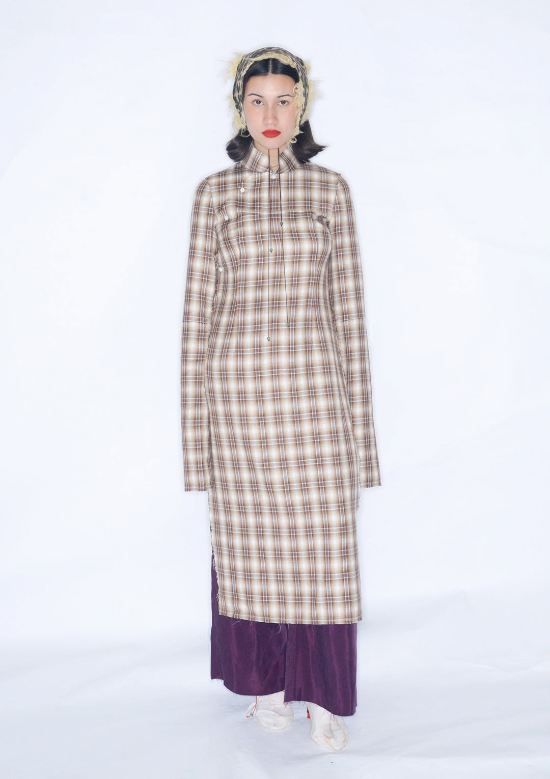 BJORK CHECK TOP
