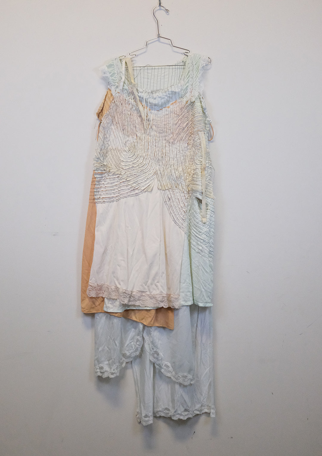 3T Lingerie Dress (Mint, Tan, Cream)