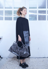 black t-dress