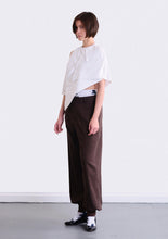 Suit-fabric Jogger - Dark Brown