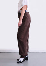 Suit-fabric Jogger - Dark Brown