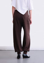 Suit-fabric Jogger - Dark Brown