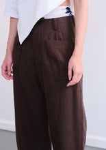 Suit-fabric Jogger - Dark Brown