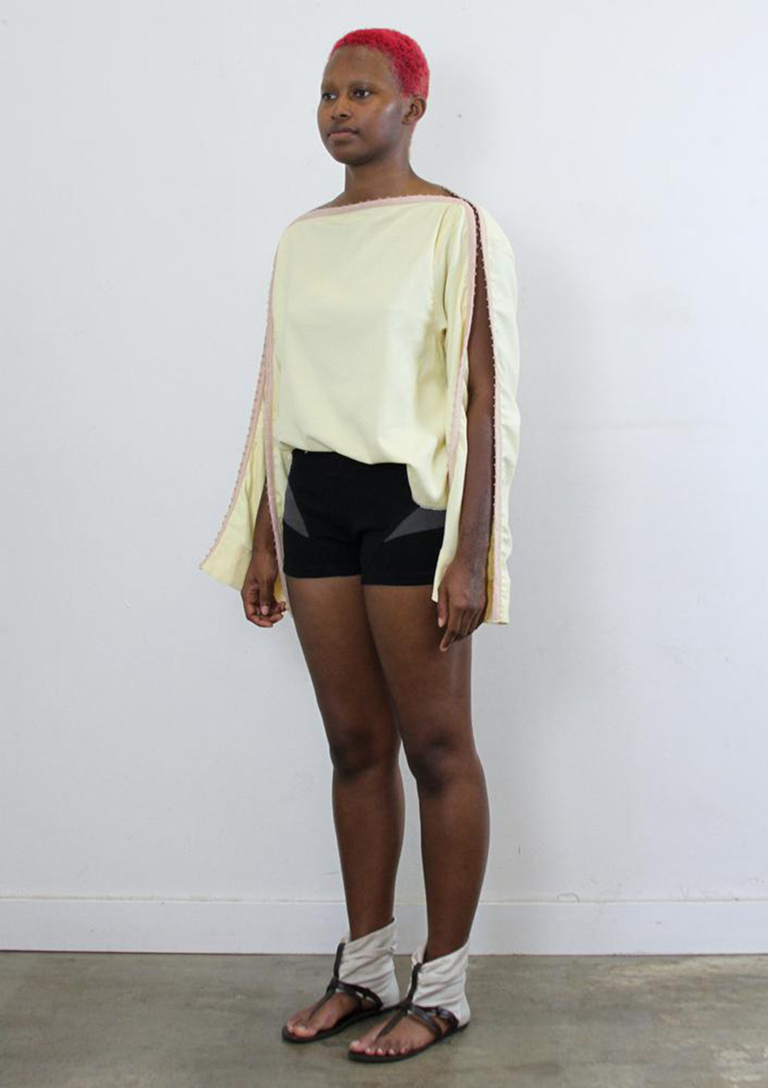Gusto Patchwork Minishort - Dark
