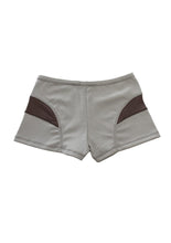 Gusto Patchwork Minishort - Gray