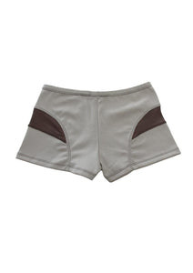 Gusto Patchwork Minishort - Gray