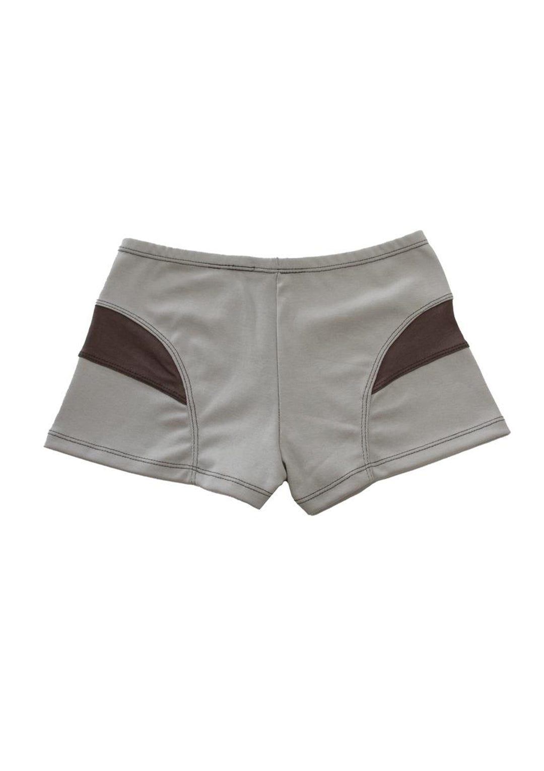 Gusto Patchwork Minishort - Gray