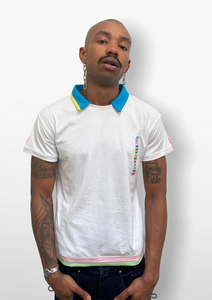 Split Collar Layered Tee
