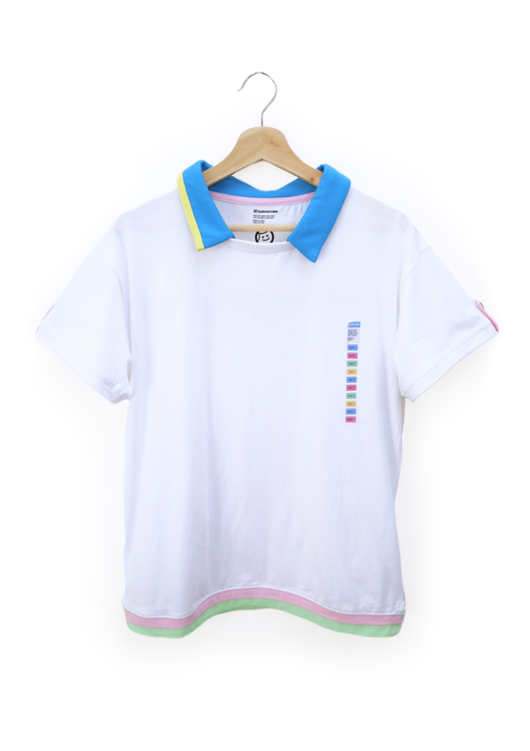 Split Collar Layered Tee