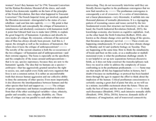 Posthuman Knowledge and the Critical Posthumanities