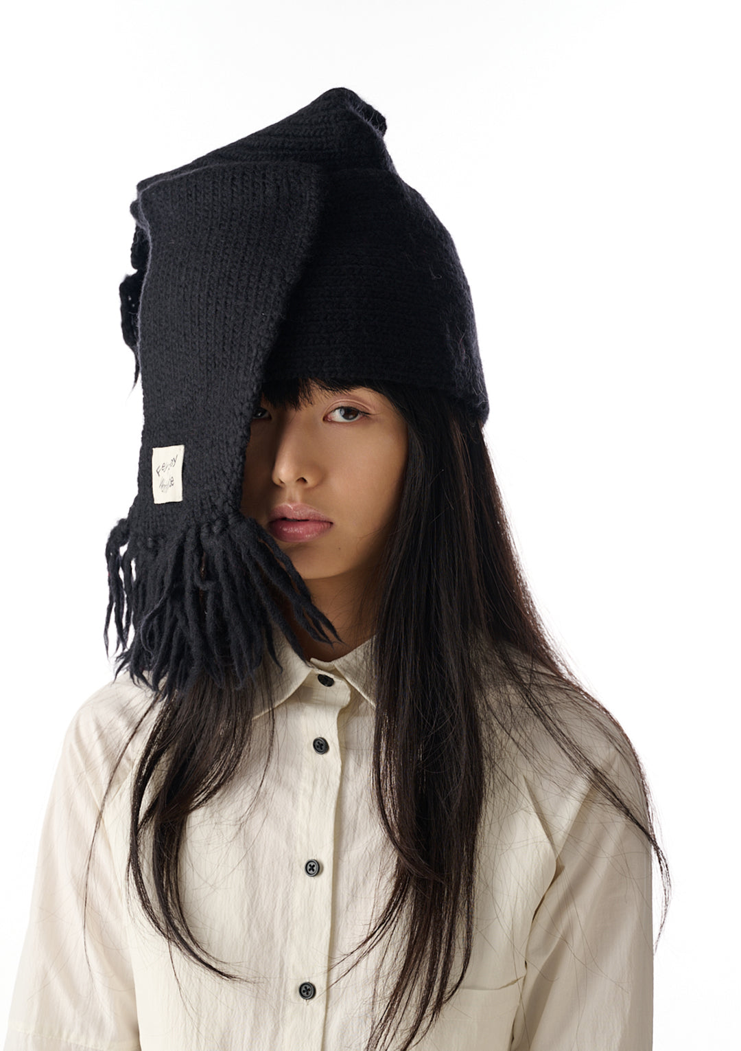 SCARF TALL HAT - 2 colors