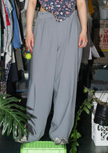 bundfaltenhose - grey