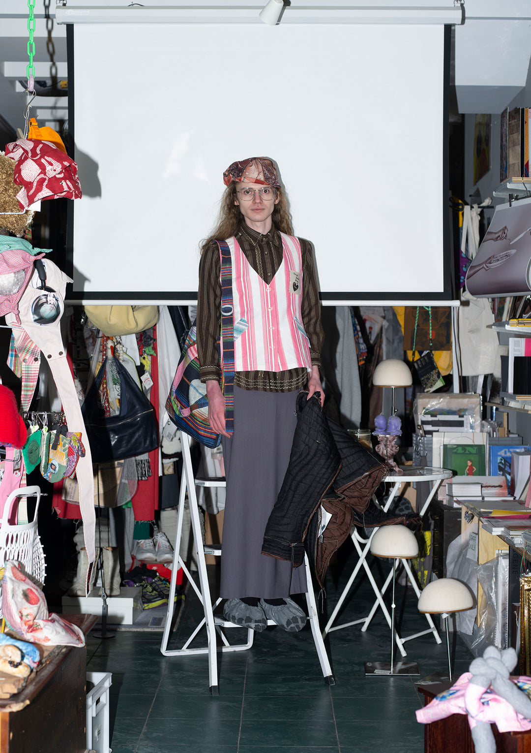 dow.d.p_Red Stripe Vest