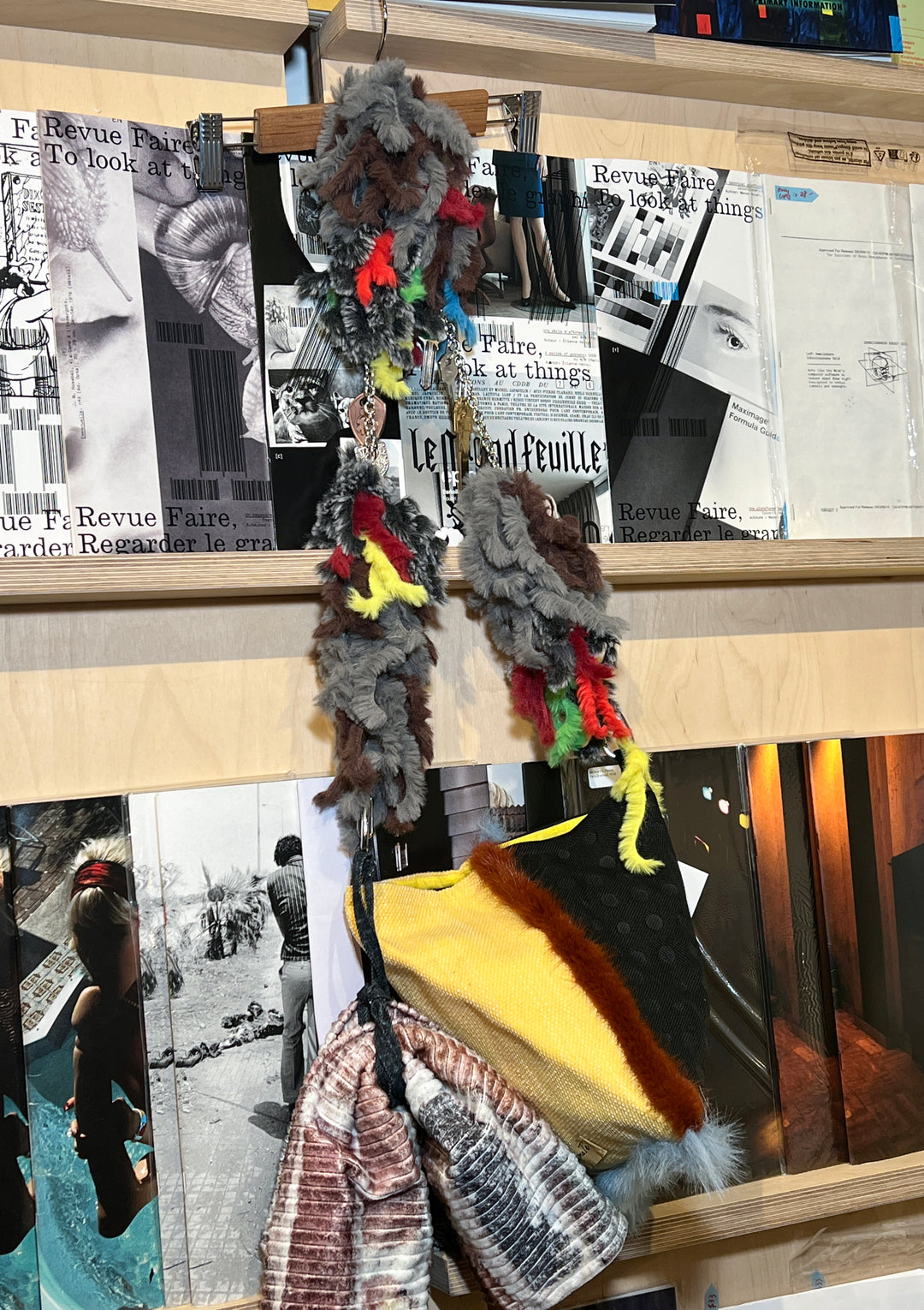 Sandbag Bag - yellow & dark grey