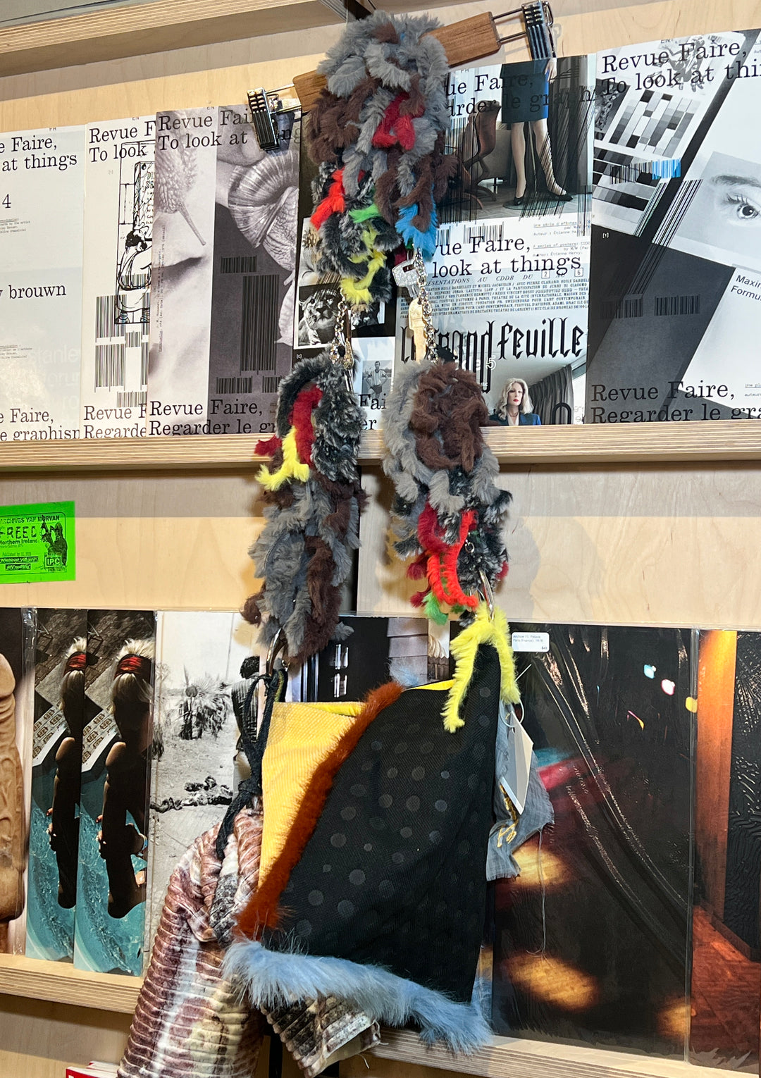 Sandbag Bag - yellow & dark grey