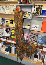 Sunset Plaid Silk Dress