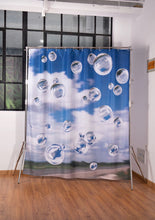 Flying Bubbles Shower Curtain
