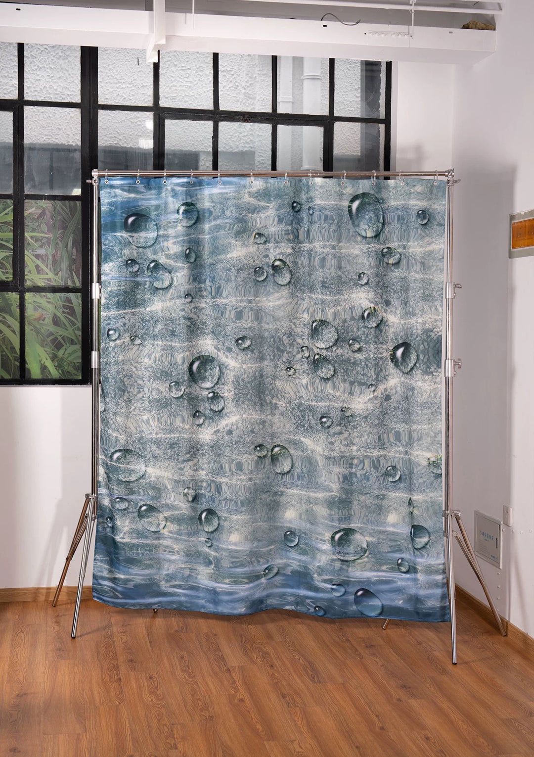 Water-drops In Water Shower Curtain - 2 Sizes