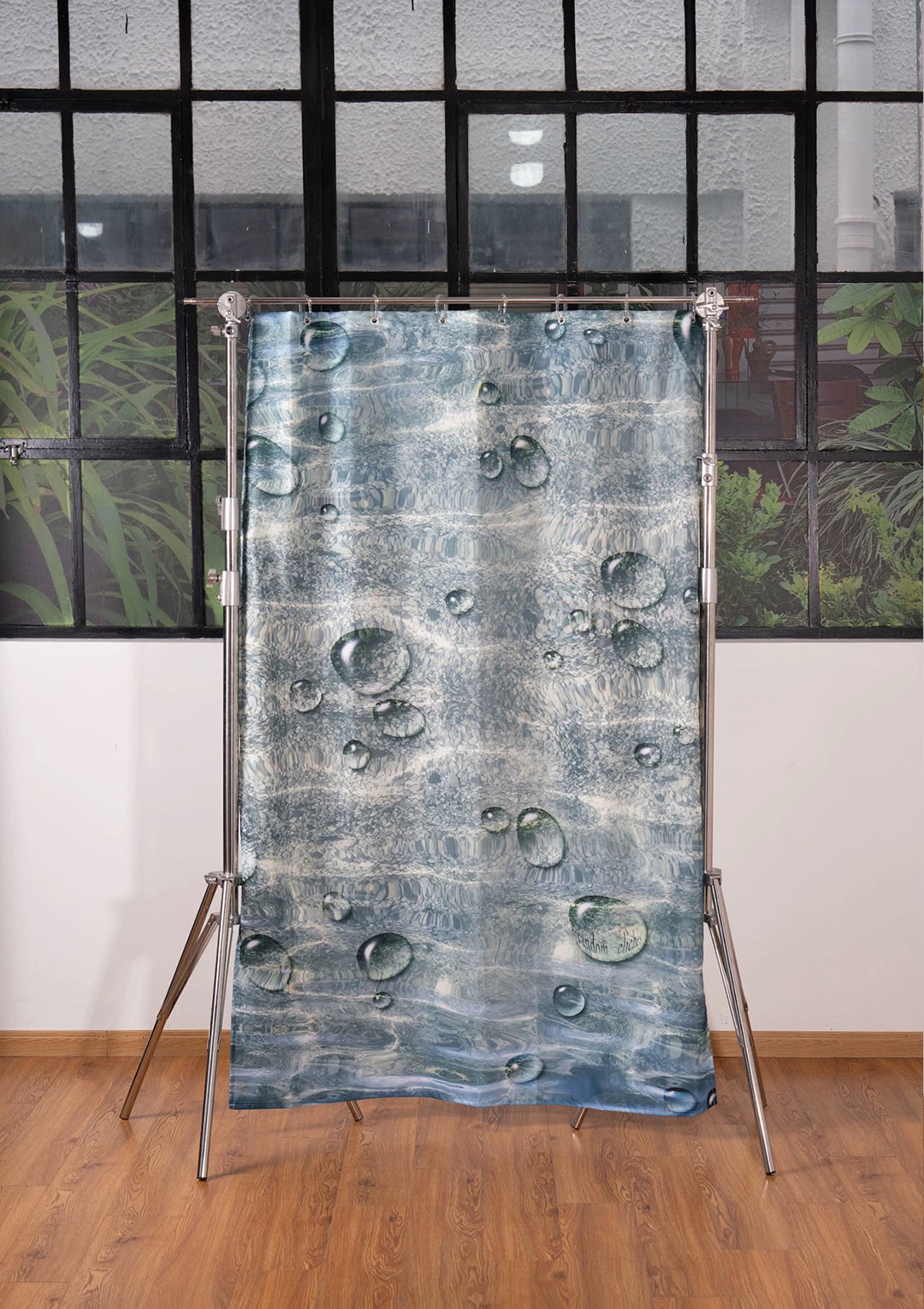 Water-drops In Water Shower Curtain - 2 Sizes