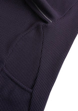Lightweight Waffle Hoodie - Dark Purple