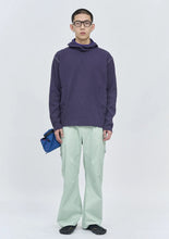Lightweight Waffle Hoodie - Dark Purple