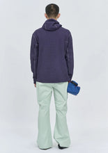 Lightweight Waffle Hoodie - Dark Purple