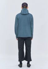 Lightweight Waffle Hoodie - Turquoise