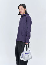 Lightweight Waffle Hoodie - Dark Purple