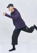 Lightweight Waffle Hoodie - Dark Purple