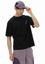 Patchwork Merino Patch Pocket T-shirt 拼接美丽奴贴袋T恤 - Black