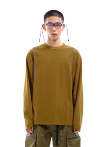 Waffle Long Sleeve Tee 华夫格长袖 - Mustard