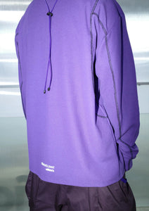 Waffle Long Sleeve Tee 华夫格长袖 - Purple